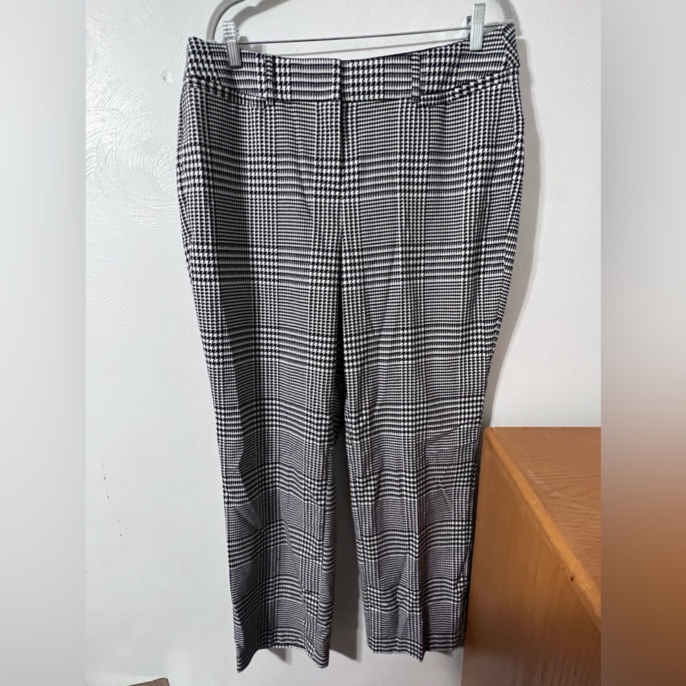 Lane Bryant Pants Womens 14 Black White Houndstooth Careerwear